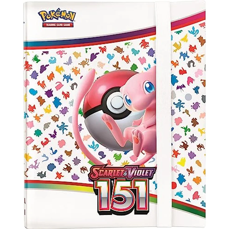 The Pokemon Company Pokémon TCG: Scharlachrot & Violett 151 - Sammelkarten-Binder mit 360 Kartenplätzen und 4 Boosterpacks – Bild 4