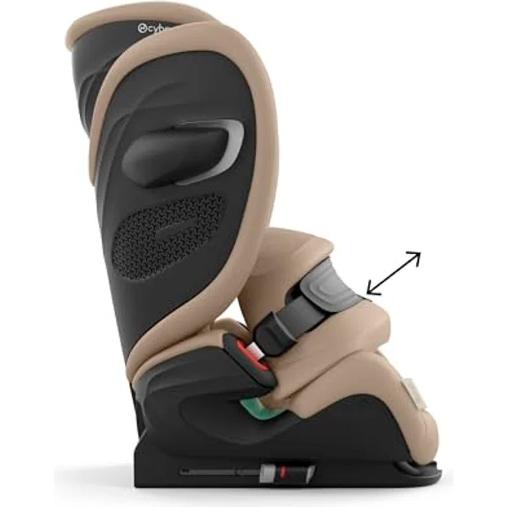 Cybex Pallas G3 Plus, 2-in-1 Kindersitz (15 Monate - 12 Jahre) mit erhöhter Sicherheit, Almond Beige – Bild 6