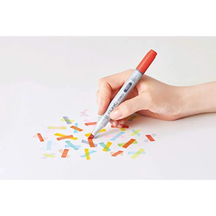 Copic COPIC Ciao Marker RV - 34, Dark Pink, vielseitiger Layoutmarker mit dualem Spitzensystem, schnelltrocknend und umweltfreundlich – Bild 3