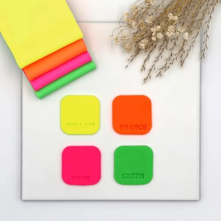 STAEDTLER Modelliermasse FIMO soft Materialpackung Effekt Neon, 12 Stück á 25 g - Neonfarben mit tollen Nachtlichteffekt – Bild 11