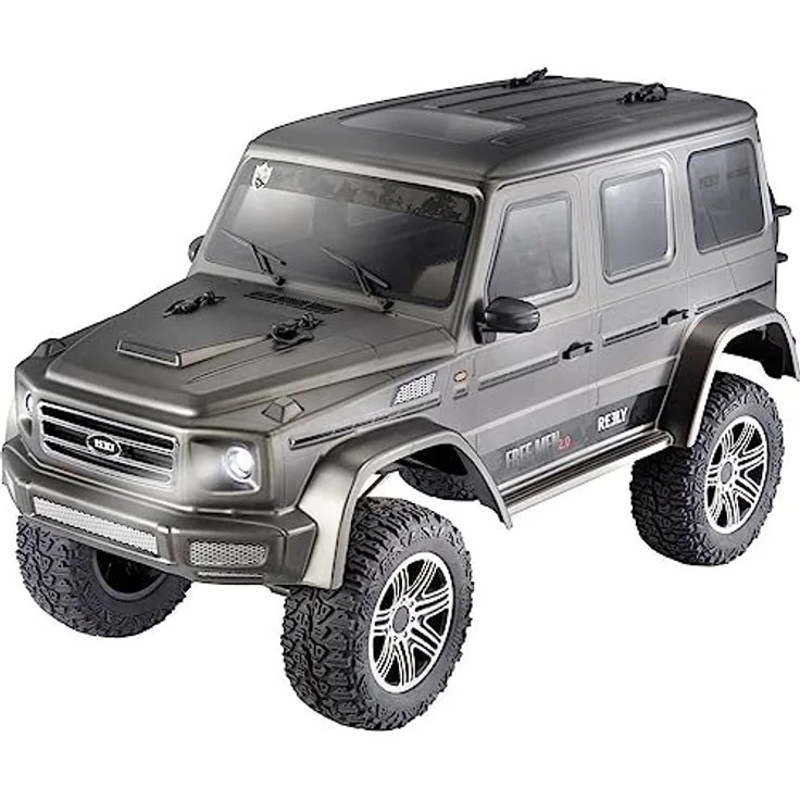 Reely Brushed 1:10 RC Modellauto Elektro Crawler Allradantrieb (4WD) 100% RTR 2,4 GHz inkl. Akku, Ladegerät und Senderb
