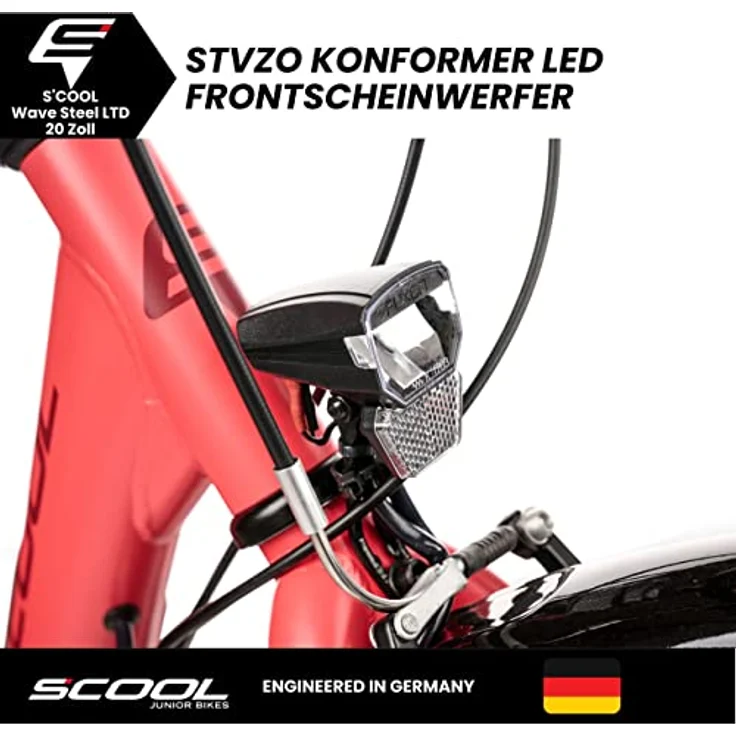 S'COOL Wave Steel LTD Kinderfahrrad | 20, 24 und 26 Zoll | Shimano Nexus Schaltung | All-Terrain Rahmen | Mädchen | Limited-Edition – Bild 5