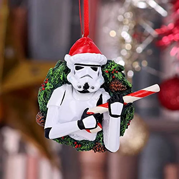 Nemesis Now Star Wars Stormtrooper Weihnachtsornament, Mehrfarbig, Sammlerstück mit dunkler Fantasie und gothischer Eleganz – Bild 6