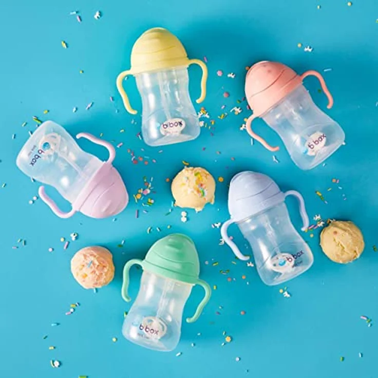 B.Box Gelato Cup Tasse mit Strohhalm, Kindertrinkbecher, 240 ml, Ocean, BPA-frei, leicht zu reinigen – Bild 7