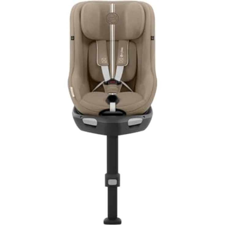 Cybex Sirona G i-Size Plus, Reboard Kindersitz mit 360°-Drehmechanismus, Almond Beige – Bild 3