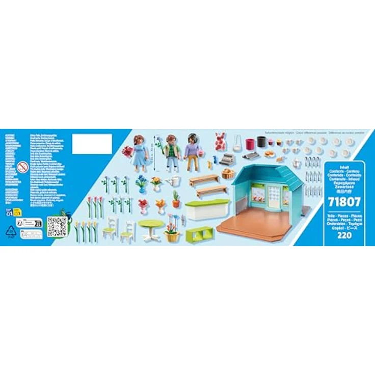 Playmobil® Blumenladen (71807), Playmobil My Life Konstruktions-Spielset, (220 St), Made in Germany – Bild 2