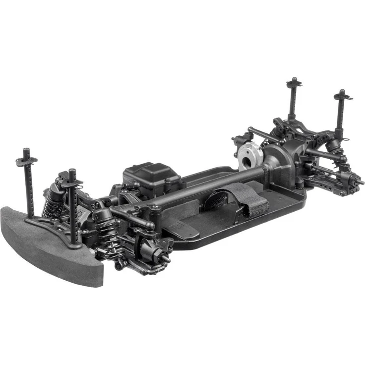 HPI Racing RS4 Sport 3 Challenge 1, 1:10 Tourenwagen Chassis mit 4WD Antrieb, wasserdichter RC-Box und einstellbaren Stoßdämpfern, fast fahrbereit