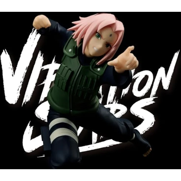 Banpresto Naruto Shippuden Vibration Stars Haruno Sakura II Figur, 14 cm, limitierte PVC-Statikfigur – Bild 5
