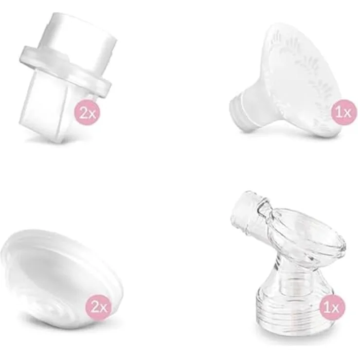 NENO Milchpumpe Ersatzteilset - NENO SPARE 2 Set - Original Neno, langlebig und flexibel, kühl und bequem