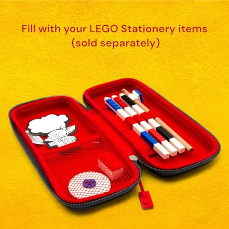 IQ Lego Star Wars Mandalorian Federmäppchen Grogu – Geformtes Etui mit Reißverschluss, Hartschale, Innenfächern, 22,5 x 10,2 x 4,2 cm, für Kinder ab 6 Jahren – Bild 3