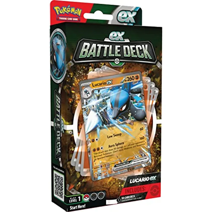 The Pokemon Company Pokemon Victini ex Battle Deck, 60-Karten-Deck mit Spielmatte, metallischer Münze und Strategiesheet