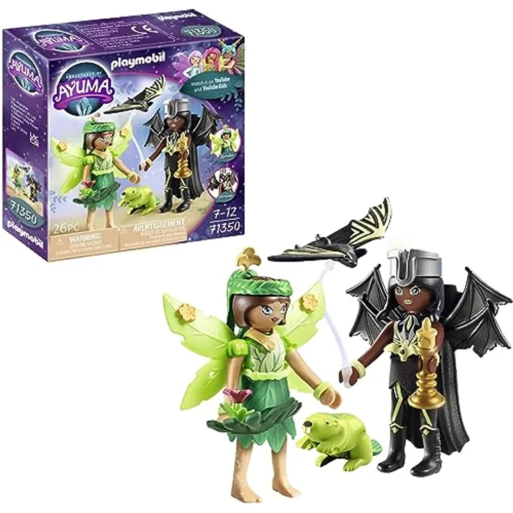 PLAYMOBIL 71350 Forest Fairy & Bat mit Seelentieren Spielset, 26-teilig mit abnehmbaren Feenflügeln, Mehrfarbig – Bild 1