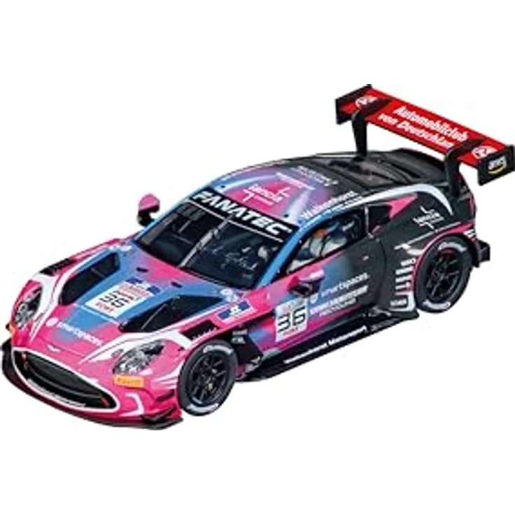 Carrera D132 Aston Martin Vantage, No.36, 1:32 Modell für Autorennbahnen, detailgetreu und robust in attraktiver Fenster-Box-Präsentation – Bild 4