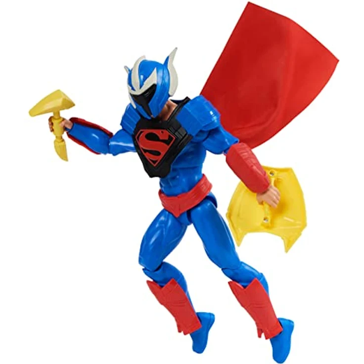 Spin Master Superman Man of Steel Action-Figur, 30 cm, voll bewegliche Figur mit 9 Ausrüstungsteilen für spannendes Rollenspiel, Spielzeug für Kinder ab 4 Jahren – Bild 3