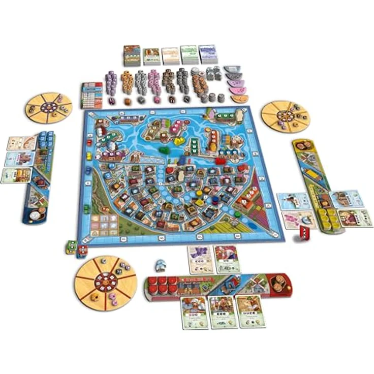 Queen Games - 26458 - Amsterdam Essential DE/US/FR, Brettspiel mit einflussreichen Kaufleuten und strategischer Ressourcenverwaltung – Bild 4