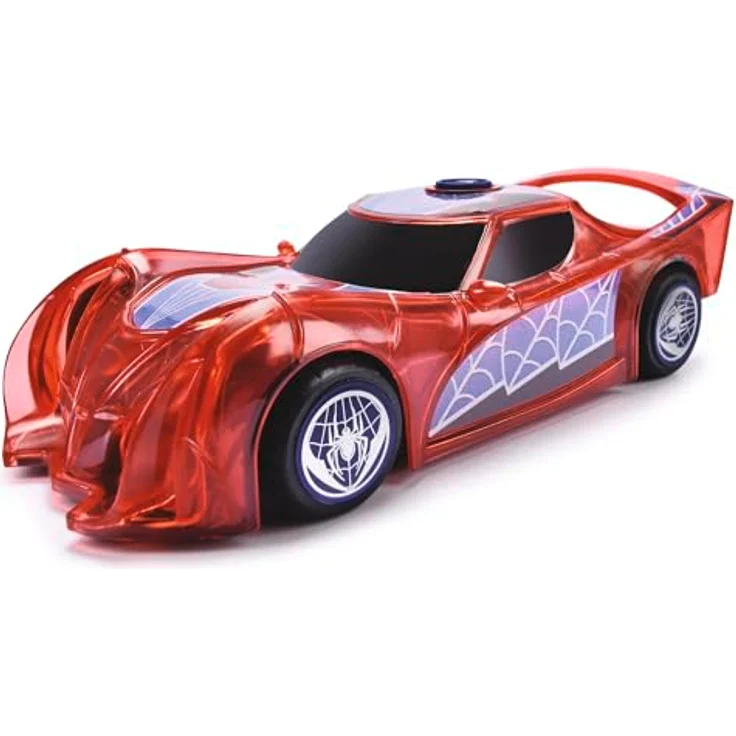 Dickie Toys MARVEL Light Hero Spider-Man, Spielzeug-Auto 1:32 mit Licht- und Soundeffekten, rot-blau – Bild 2
