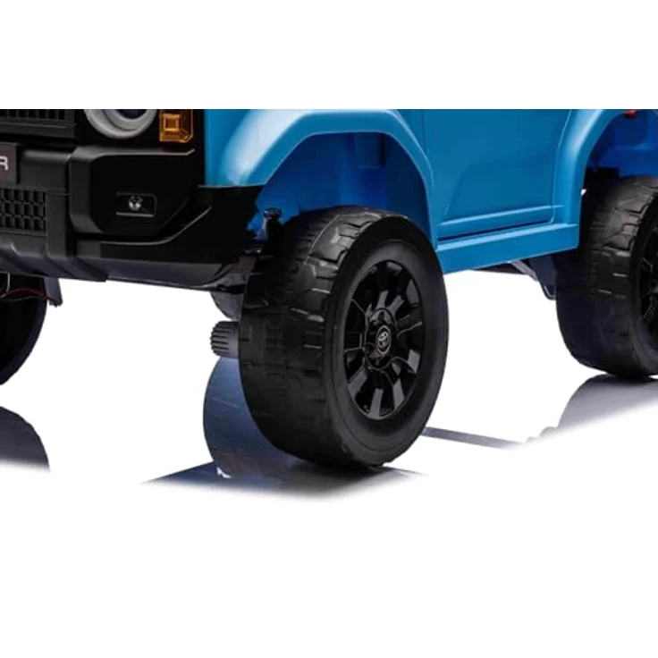 Beneo Motors Elektrisches Kinderauto Toyota Landcruiser 12V, blau, 2,4 GHz Fernbedienung, Bluetooth, USB/AUX, Federung, 2 x 25W Motor, ORIGINAL-Lizenz – Bild 3