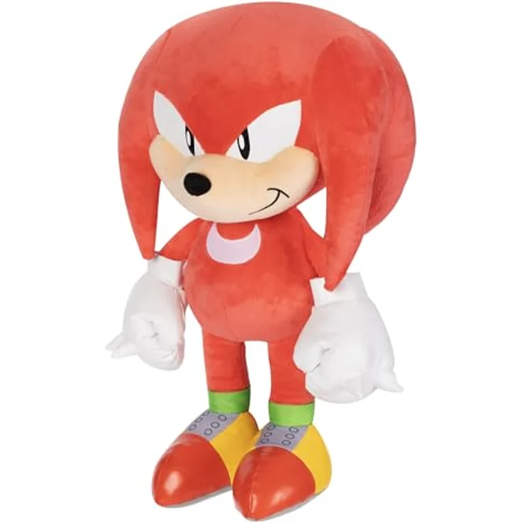 Sonic The Hedgehog Jumbo Plüsch Knuckles Figur, 50cm großes Kuscheltier – Bild 2