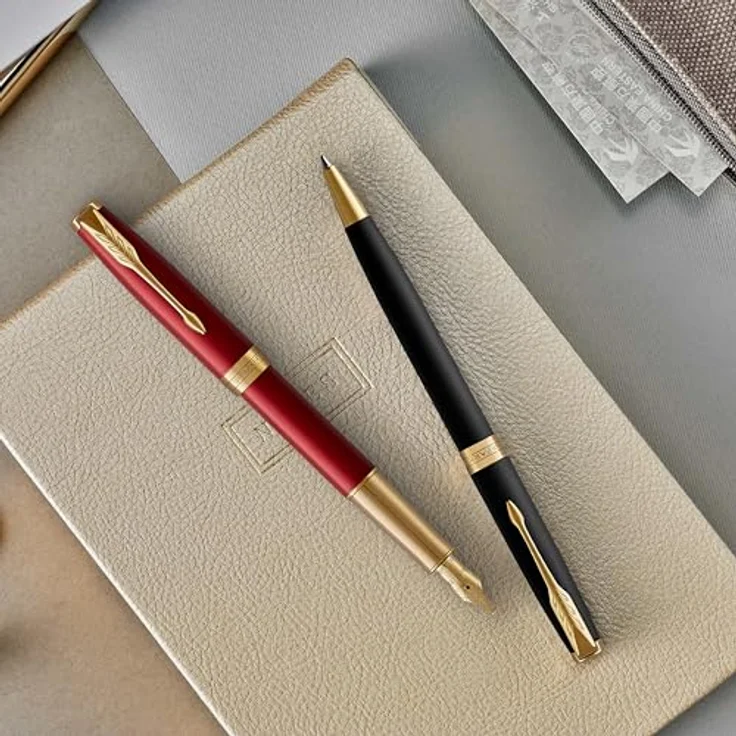 Parker Pen Sonnet, Eleganter Schreibstift in Schwarz mit zeitlosem Design und hoher Qualität – Bild 8