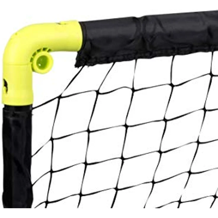 Dunlop Fußballtor - Klappbar Fußballtore für Kinder - Schnelle Montage - 90 x 59 x 61 cm - Schwarz/Gelb – Bild 3