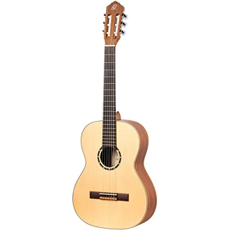 Ortega Guitars Konzertgitarre 7/8 -Größe - Linkshänder - Family Series - inklusive Gigbag - Mahagoni / Fichtendecke (R121-7/8-L)