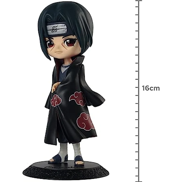 Banpresto Naruto Shippuden Q Posket Uchiha Itachi (A), hochwertige PVC-Statikfigur, 14cm, limitierte Auflage – Bild 3