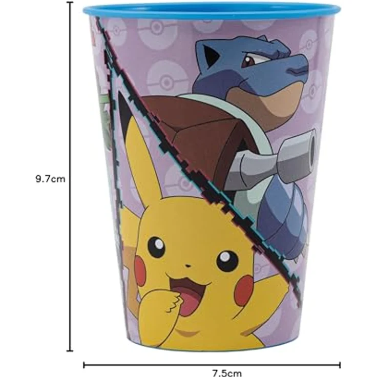 Stor WIEDERVERWENDBARER KINDERBECHER, BPA-freier Kunststoff, 260 ML, Pokemon Distorsion, bunt, 9.7 cm x 7.6 cm x 7.6 cm – Bild 4