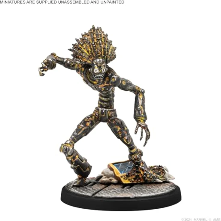 Atomic Mass Games Marvel Crisis Protocol - Sunspot Warlock Charakterpack für Strategiespiel, 2 Figuren, für 2 Spieler ab 14 Jahren – Bild 4