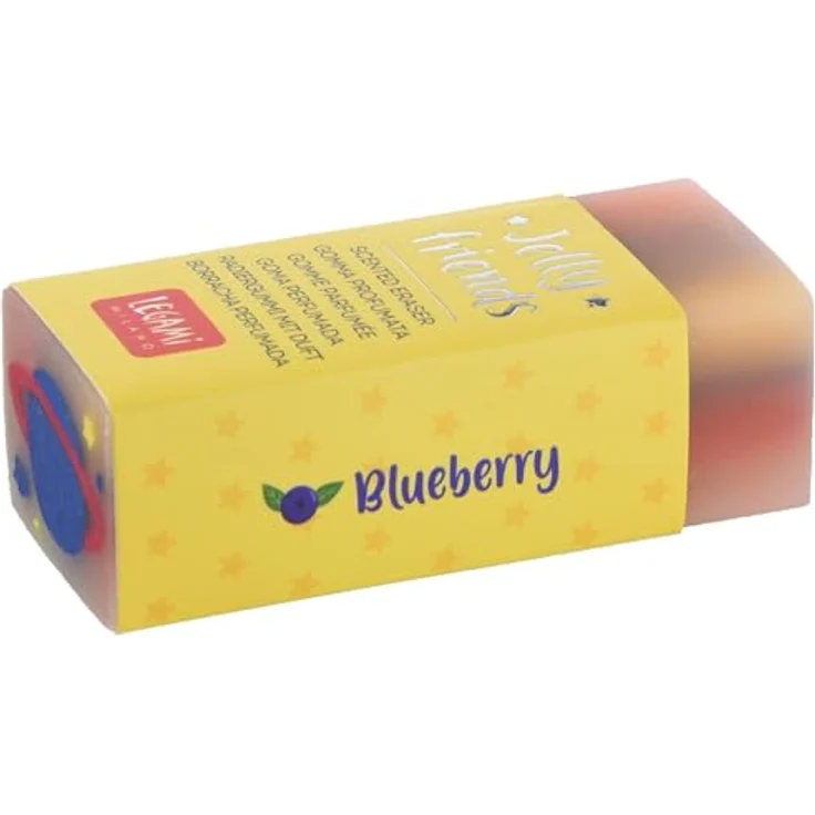 Legami Radiergummi Radiergummi mit Duft - Jelly Friends Weltall, Heidelbeerduft, blau – Bild 4