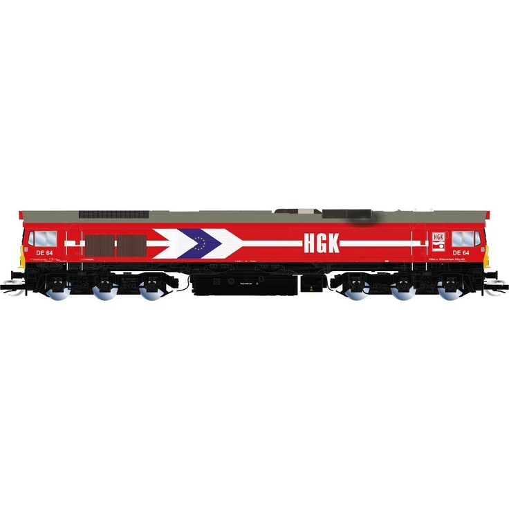 Arnold HGK dieselelektrische Lokomotive Class 66, rot-gelbe Front, Ep. V-VI