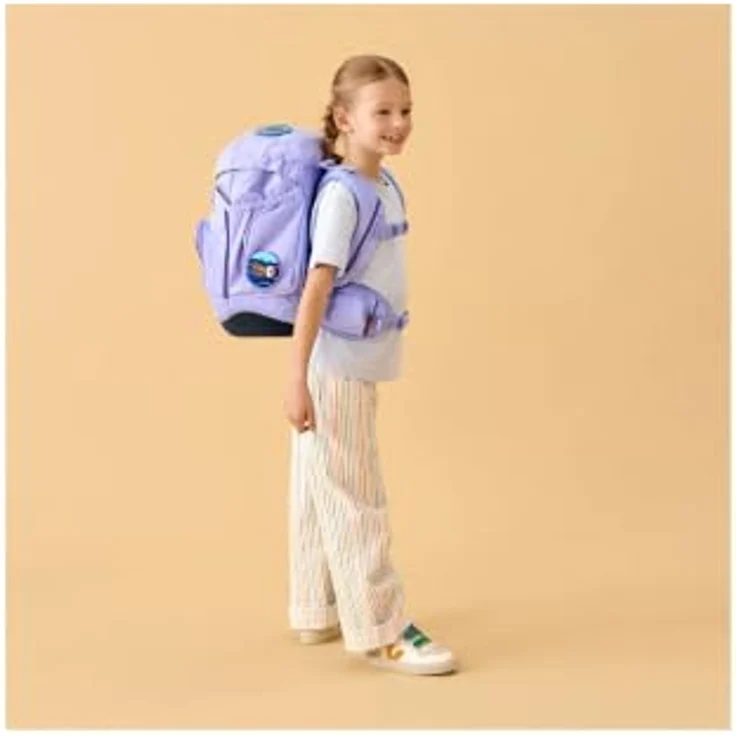 ergobag ergobag pack Schulrucksack-Set WaldBärsucher, höhenverstellbar, mit 22 Litern Volumen, recyceltem wasserabweisendem Polyester – Bild 7