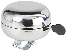 FISCHER Fahrradglocke im Retrolook, Silber/Verchromt