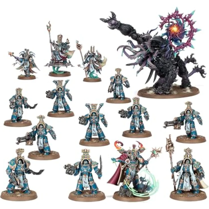 Games Workshop Warhammer 40.000 Thousand Sons Battleforce Sekhmet Coven, strategische Tabletop-Sammelfiguren mit psionischem Netzwerk und hoher Individualisierbarkeit – Bild 2