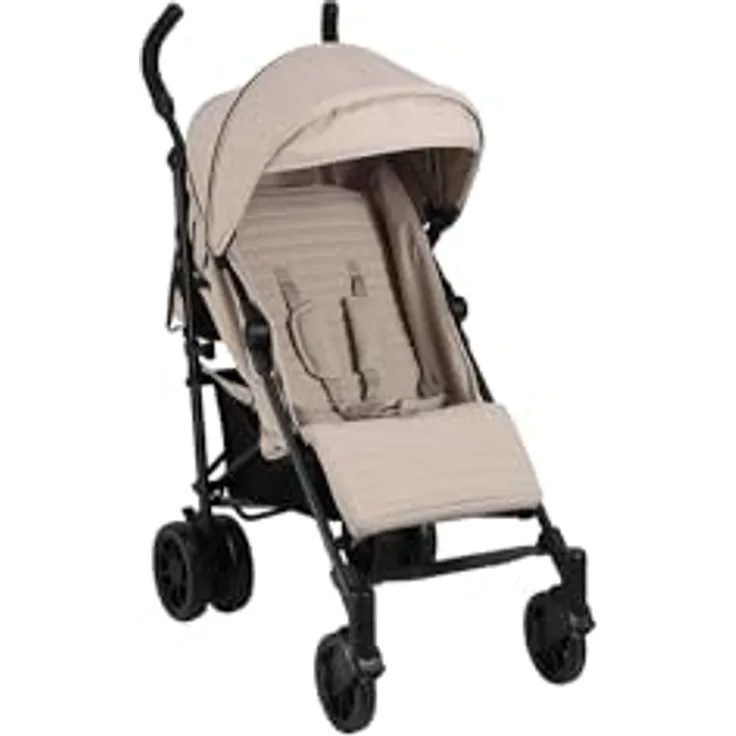 Little Dutch 7018.BEIGE Kinderwagen Buggy, inklusive 5-Punkt-Gurt, beige