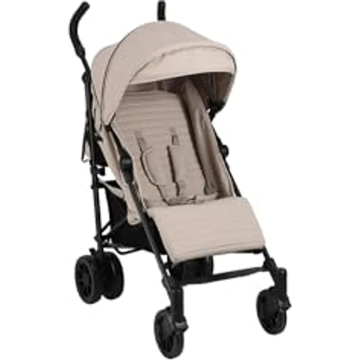 Little Dutch 7018.BEIGE Kinderwagen Buggy, inklusive 5-Punkt-Gurt, beige – Bild 1