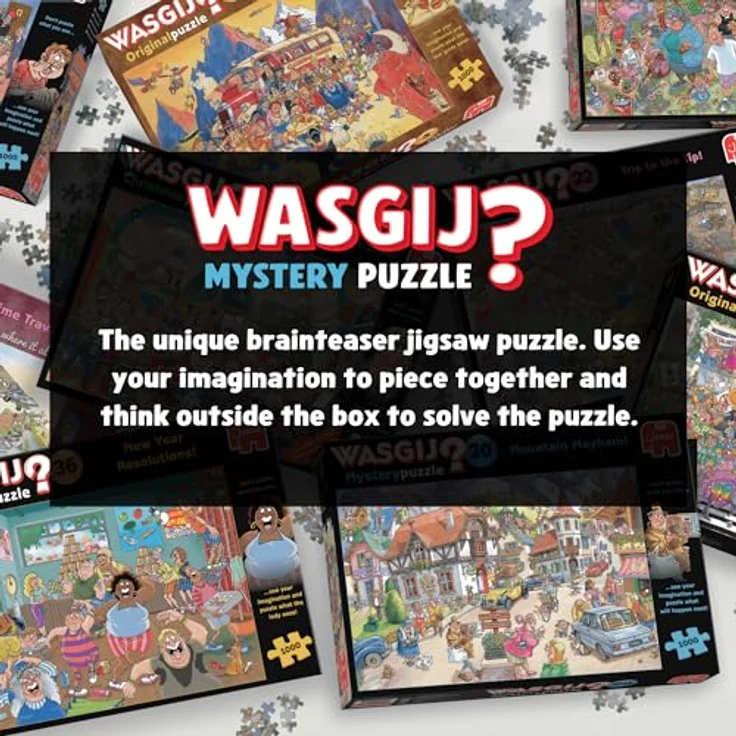 Wasgij Mystery 29 Donation Debacle!, 1000 Teile Puzzle mit fantasievoller Darstellung und spannenden Überraschungen – Bild 5