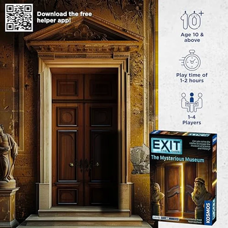 Thames & Kosmos - EXIT: The Mysterious Museum - Level: 2/5 - 1-4 Players - Puzzle Solving Strategy Board Game - Kartenbasiert - Escape Rooms für zu Hause – Bild 3