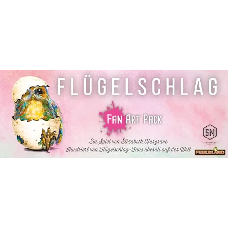 Feuerland Spiele Flügelschlag - Fan Art Pack, Erweiterung zum Kennerspiel des Jahres 2019, 255 Karten mit neuen Illustrationen – Bild 2