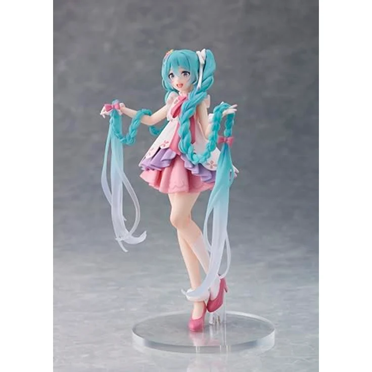 Taito Hatsune Miku PVC Statue Wonderland Rapunzel Ver. 18 cm, Sammelfigur mit Standfuß, offizielles Lizenzprodukt – Bild 2