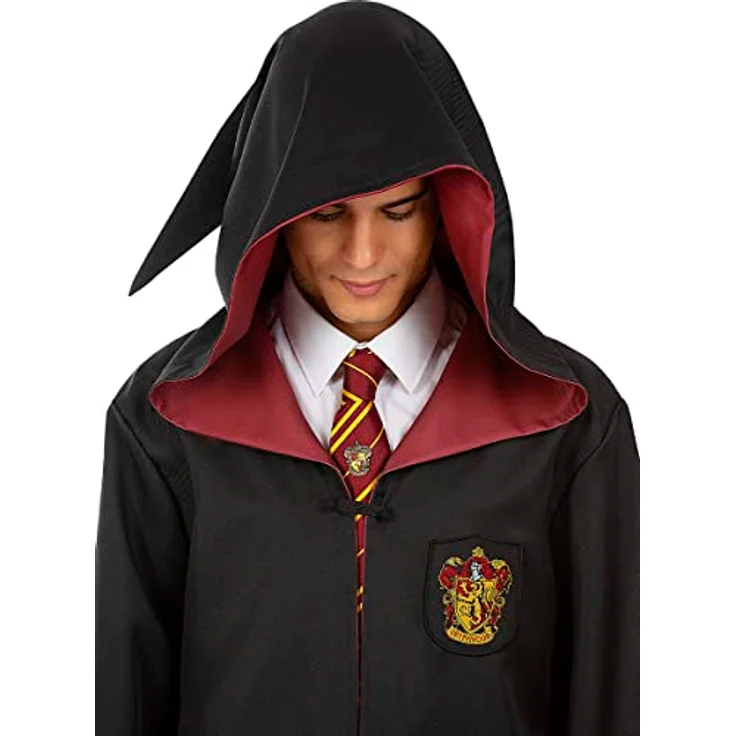 Funidelia Harry Potter Gryffindor Umhang Replik für Erwachsene in XL Schwarz - Zauberer Kostüm für Partys, Karneval & Halloween – Bild 5