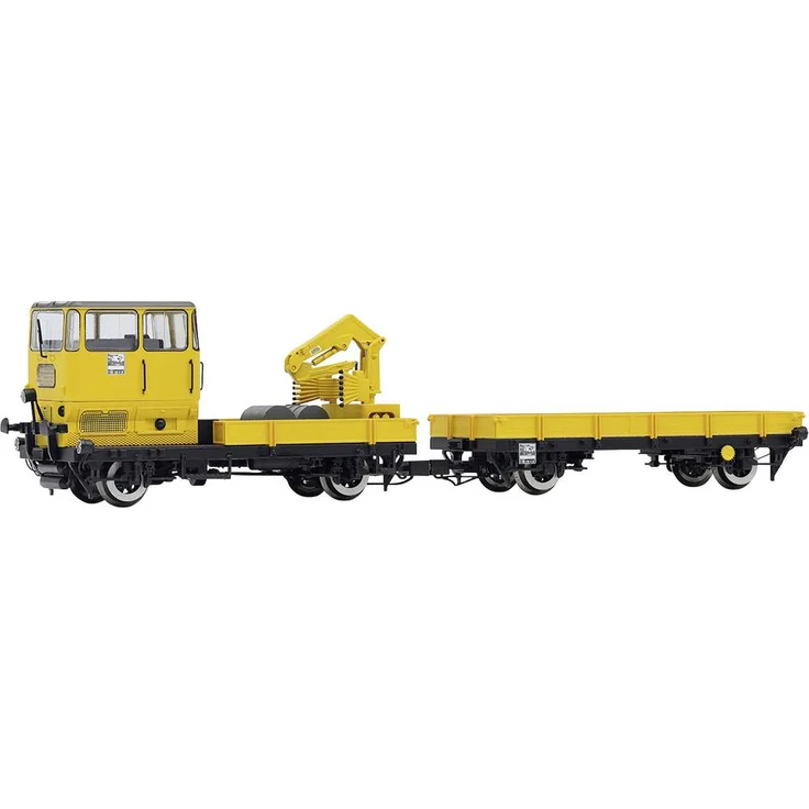 Rivarossi HR2990D H0 DB, Rottenkraftwagen KLV 53, Gelb mit DCC-Decoder, Epoche III, NEM 662 Digitalschnittstelle, 155 mm Länge – Bild 1