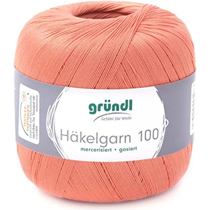 Häkelgarn 100 lachs 813-119 – Bild 1