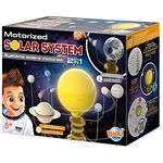 Buki Motorized Solar System, Experimentierkasten mit leuchtender Sonne und realistischem Umlauf der Planeten in 35 Minuten