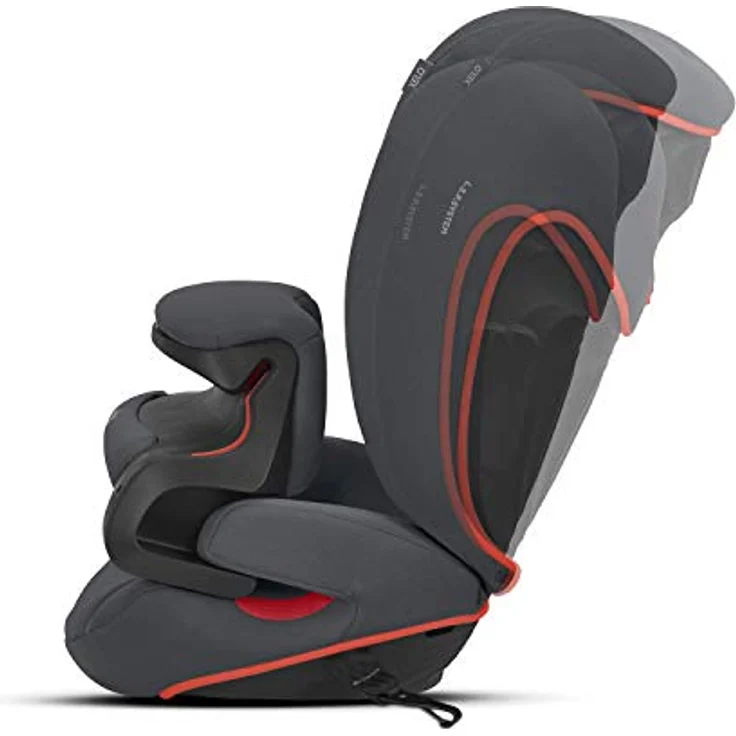 cbx Kinder-Autositz Xelo, Gruppe 1/2/3 (9-36 kg), Ab ca. 9 Monate bis ca. 12 Jahre, Mit Latch connect, Crunchy Red – Bild 5
