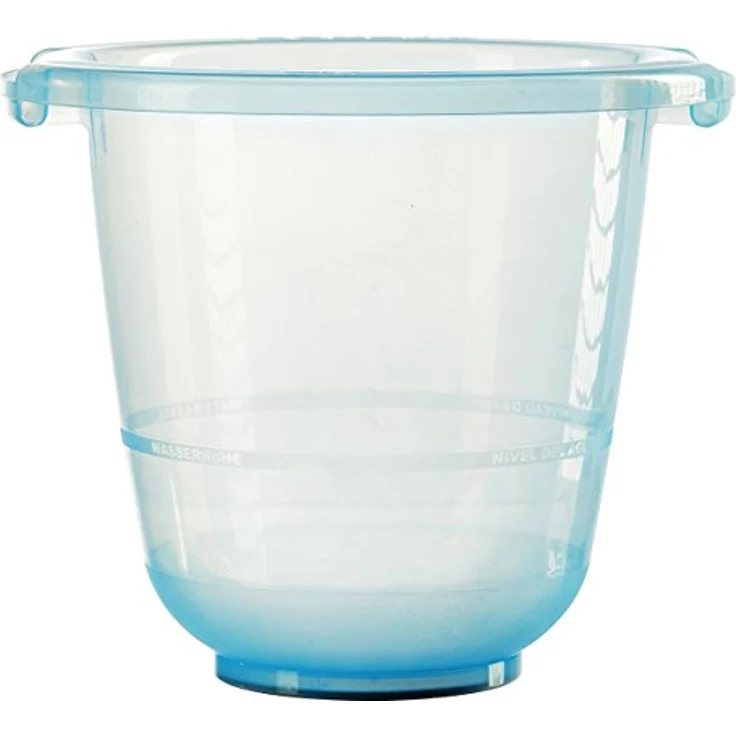 tummy tub das Original - Badeeimer kippsicher, rutschfest und schadstofffrei, blau, für Kleinkinder – Bild 2