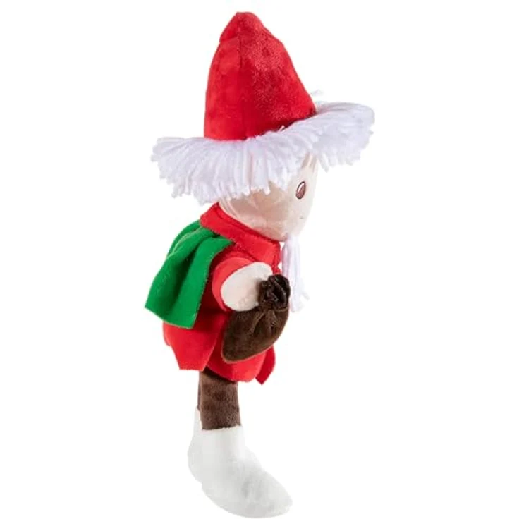 Heunec SANDMANN Plüschfigur TigerKEY Edition, 28 cm, mit NFC-Chip und Sandmann-Liedern, roter Anzug – Bild 2