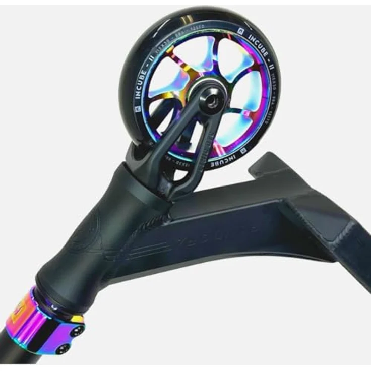 Ethic DTC Pandora L Stunt-Scooter H=90cm 3,4kg Neochrome, Stunt-Scooter mit ultraleichtem Street-Deck aus Aluminium 6061 – Bild 4