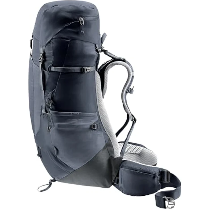deuter AIRCONTACT LITE 45 + 10 SL, Leichter Trekkingrucksack mit VariQuick-System und optimaler Lastenverteilung, schwarz – Bild 5