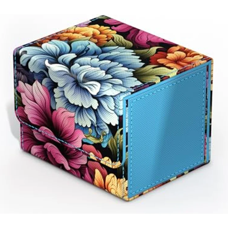 Ultimate Guard Sidewinder 100+ Xenoskin, Premium Deck-Box mit hochwertigem Mikrofaser-Innenfutter und starkem Magnetverschluss, Floral Places - Springbloom Meadow – Bild 2