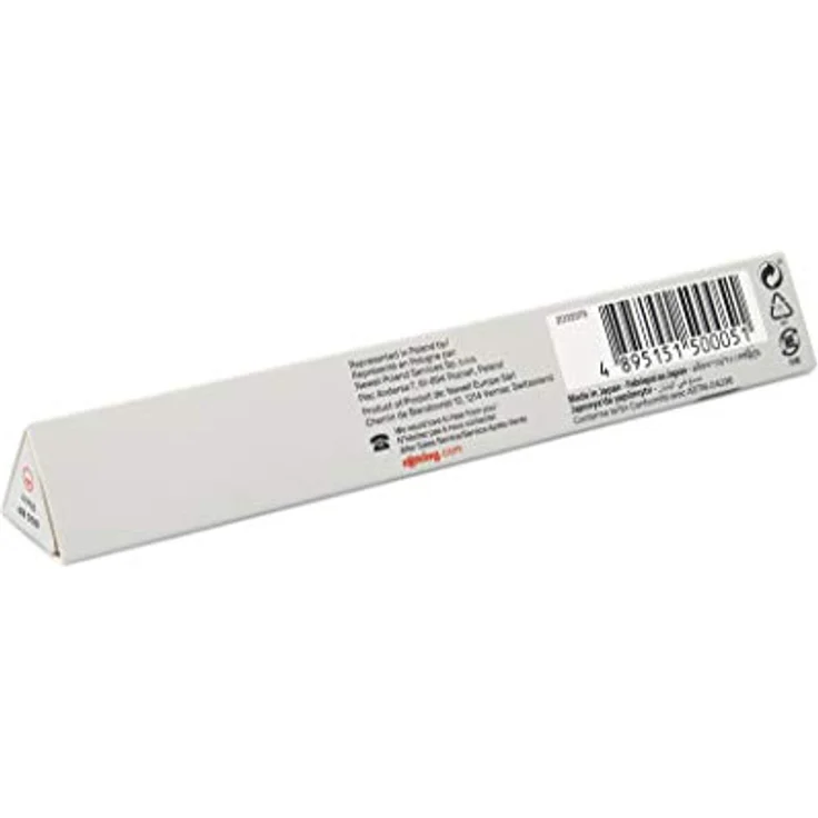 Rotring Kugelschreiber 800 M, massiver Metallschaft im Sechskant-Design, 24K goldplattierte Zierteile, Schwarz-Rot – Bild 10
